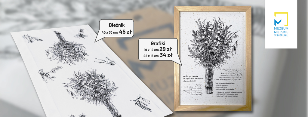 Okolicznościowe gadżety z bieruńska palmą. 
